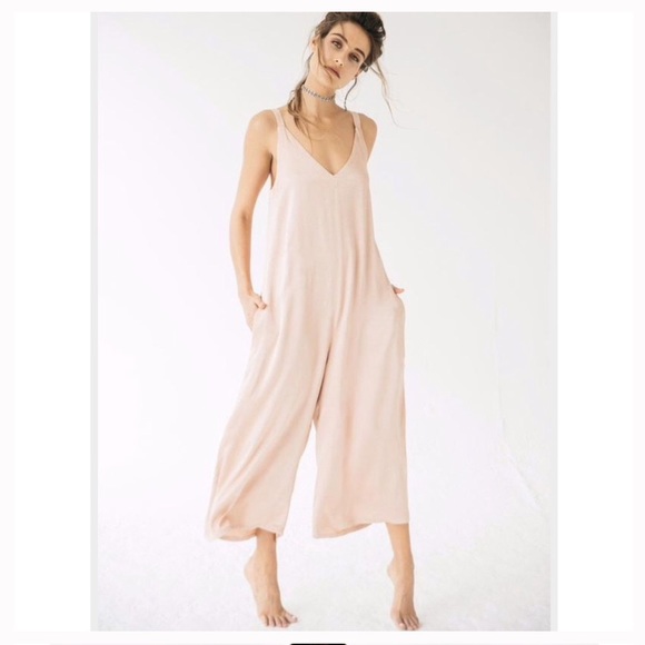 Anthropologie Pants - SOLD ** Anthropologie Lacausa Santi Jumpsuit Blush